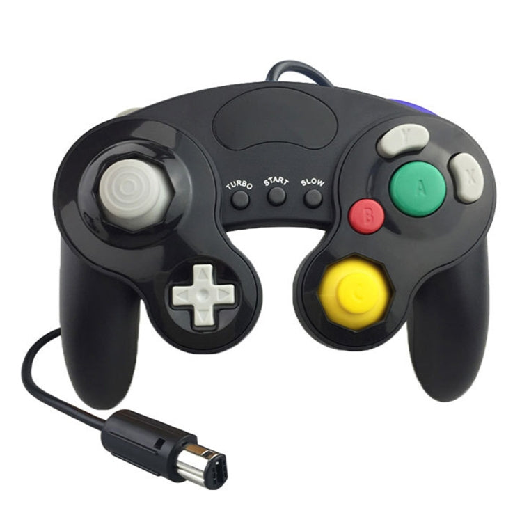 Three-point Decorative Strip Wired Game Handle Controller for Nintendo NGC(Black) - Gamepads by PMC TechLife | Online Shopping South Africa | PMC TechLife