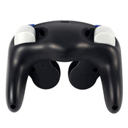 Three-point Decorative Strip Wired Game Handle Controller for Nintendo NGC(Black)