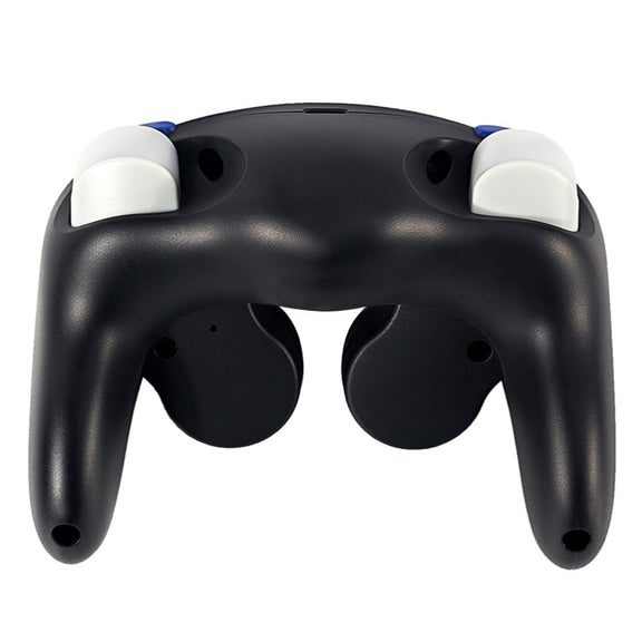 Three-point Decorative Strip Wired Game Handle Controller for Nintendo NGC(Black)