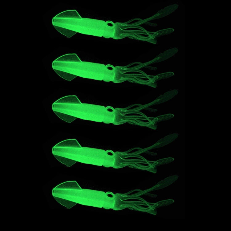 HENGJIA 5PCS Luminous Squids Plastic Soft Baits Artificial Fishing Lures Bionic Fishing Bait, Length: 9 cm - Fishing Lures by HENGJIA | Online Shopping South Africa | PMC TechLife | Buy Now Pay Later Mobicred
