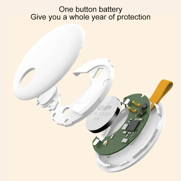 Original Xiaomi Youpin Ranres Intelligent Anti-lost Device Smart Positioning Finder, Lite Version(White)