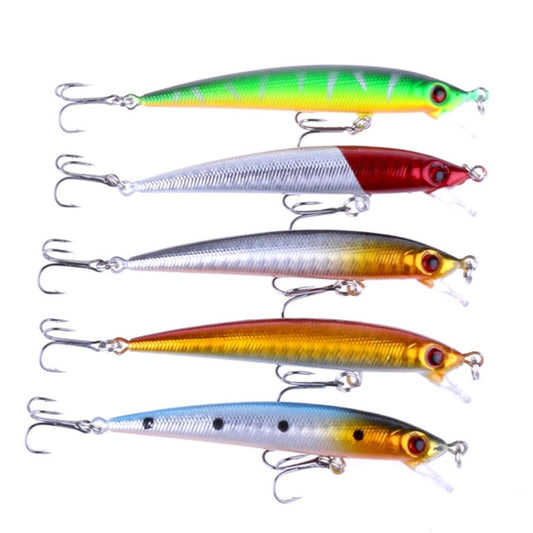 HENGJIA 5 PCS 8.5cm Minnow Plastic Hard Baits Fishing Lures Set Fishing Tackle Baits - Fishing Lures by HENGJIA | Online Shopping South Africa | PMC Jewellery | Buy Now Pay Later Mobicred