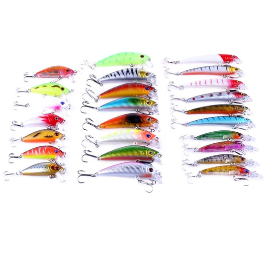 HENGJIA 26 PCS Minnow Fishing Lure Set 4 Models Fishing Tackle Plastic Hard Bait - free shipping - PMC Jewellery - Order now!