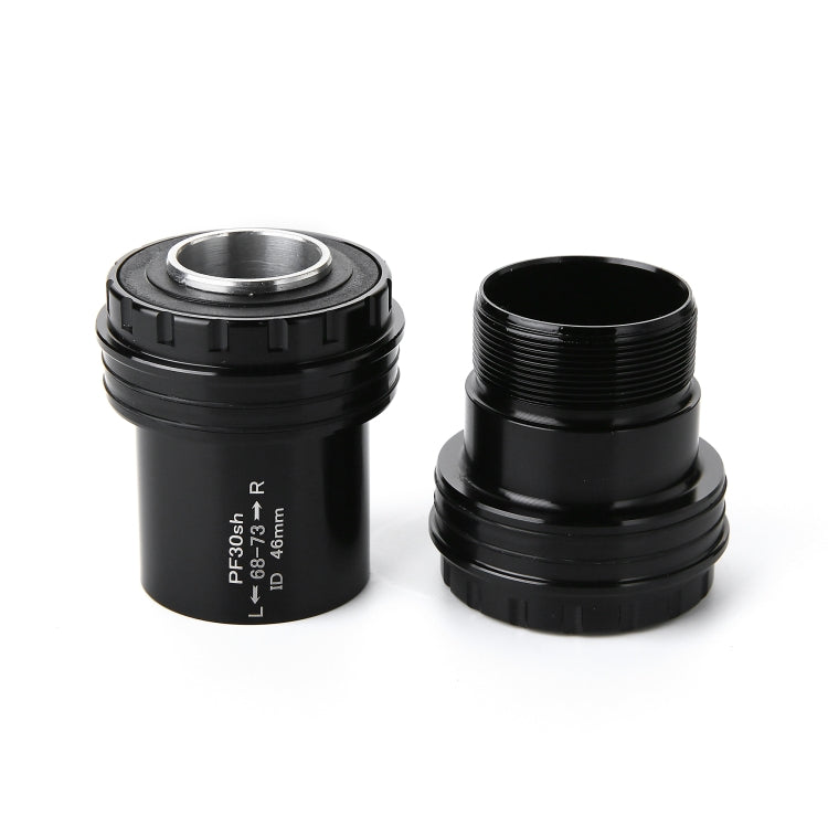 PF30 Press Fit Style Bottom Bracket Fits 68-73mm for SHIMANO / SRAM / Prowheel Mountain Bike(Black) - Bottom Brackets by PMC TechLife | Online Shopping South Africa | PMC TechLife