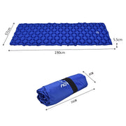 Aotu AT6241 Outdoor Camping Inflatable Cushion TPU Air Mattress, Size: 190x57x5.5cm(Blue)