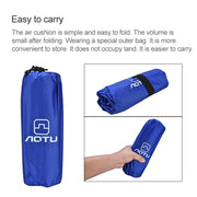 Aotu AT6241 Outdoor Camping Inflatable Cushion TPU Air Mattress, Size: 190x57x5.5cm(Blue)