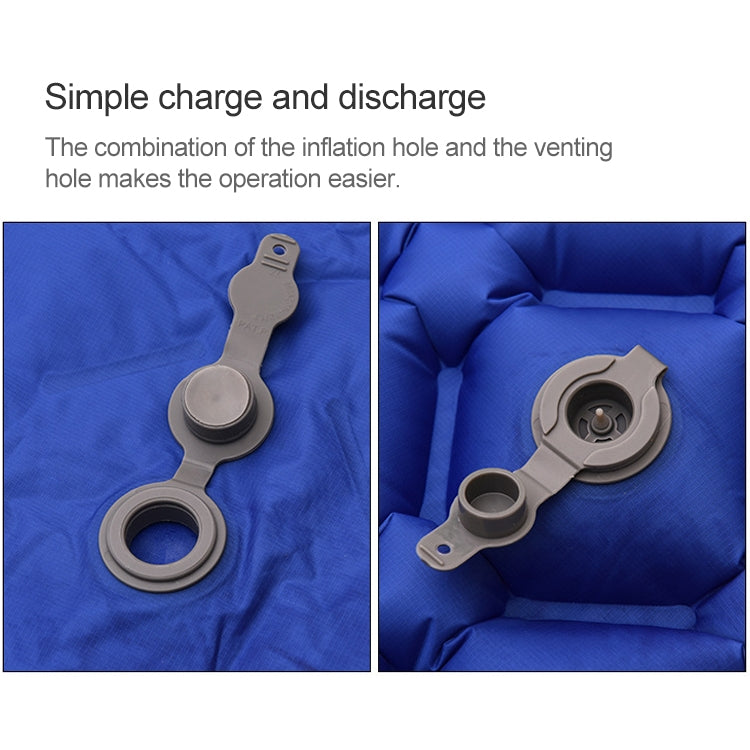 Aotu AT6241 Outdoor Camping Inflatable Cushion TPU Air Mattress, Size: 190x57x5.5cm(Blue) - Camping Mats by AOTU | Online Shopping South Africa | PMC TechLife | Buy Now Pay Later Mobicred