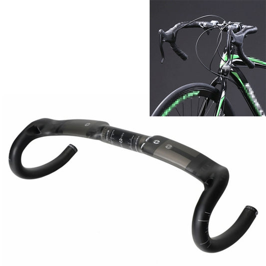 TOSEEK UD Carbon Fiber Texture Road Bike Handlebar, Size: 440mm (UD Matte) - free shipping - PMC Jewellery - Order now!