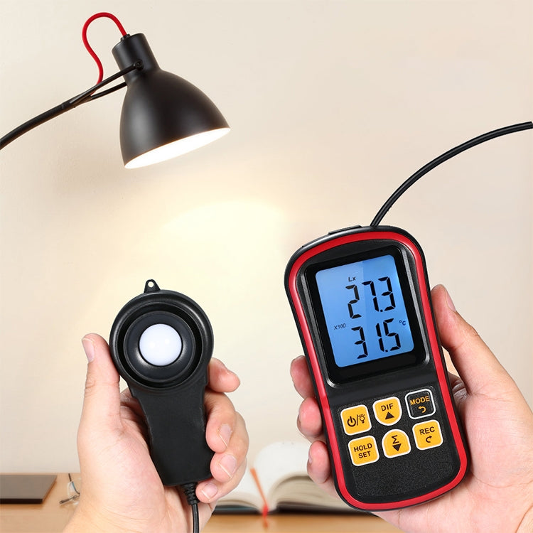 BENETECH GM1030 Portable Split Digital Illuminometer LUX Meter - Light & Sound Meter by BENETECH | Online Shopping South Africa | PMC Jewellery | Buy Now Pay Later Mobicred