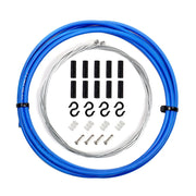 7 in 1 Universal PVC Bicycle Variable Speed Cable Tube Set(Blue)