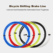 7 in 1 Universal PVC Bicycle Variable Speed Cable Tube Set(Blue)