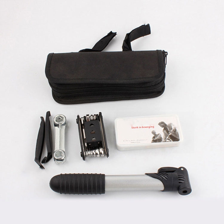 Bicycle Repair Tools Bike Tire Kit Bicycle Pump Puncture Repair Tool Bag - Maintenance tools by PMC TechLife | Online Shopping South Africa | PMC TechLife