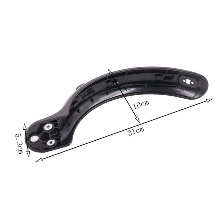 For Xiaomi Mijia M365 Electric Scooter Accessories Rear Wheel Fender with Hook(Black) - Scooter Accessories by PMC TechLife | Online Shopping South Africa | PMC TechLife