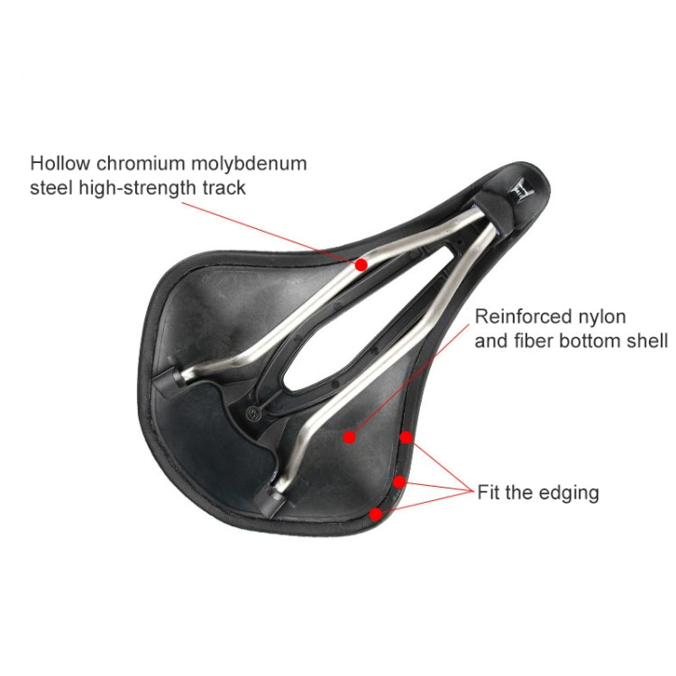 GUB 1180 PU Soft Breathable Hollow Bicycle Saddle - Bicycle Saddle by GUB | Online Shopping South Africa | PMC Jewellery | Buy Now Pay Later Mobicred