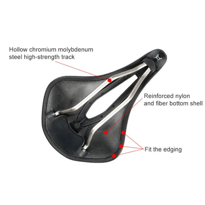 GUB 1180 PU Soft Breathable Hollow Bicycle Saddle - Bicycle Saddle by GUB | Online Shopping South Africa | PMC Jewellery | Buy Now Pay Later Mobicred