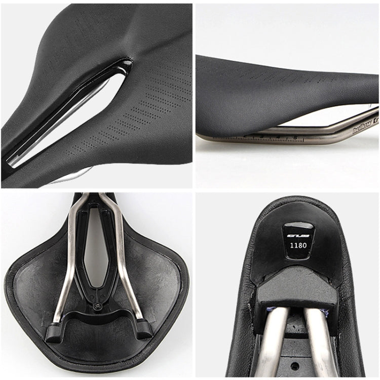GUB 1180 PU Soft Breathable Hollow Bicycle Saddle - Bicycle Saddle by GUB | Online Shopping South Africa | PMC Jewellery | Buy Now Pay Later Mobicred
