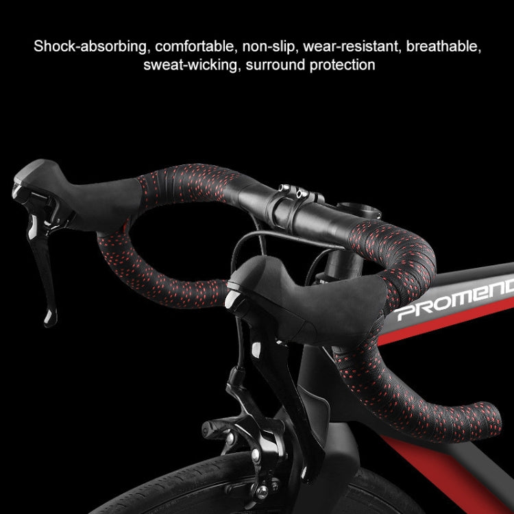 PROMEND GR-082 1 Pair Two-color Antiskid Bicycle Grips Tape (Black Blue) - Bicycle Grips by PROMEND | Online Shopping South Africa | PMC TechLife | Buy Now Pay Later Mobicred