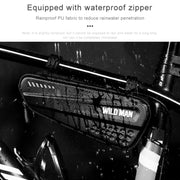 WILD MAN ES4 1.2L Hard Bicycle Bags Rainproof Road Bicycle Frame Bag Triangle Bag