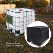 210D Oxford Cloth 1000L IBC Water Tank Sunscreen Dust Cover (Green)