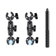 Motorcycle Double Dual-heads Crabs Clamps Handlebar Fixed Mount Selfie Stick - free shipping - PMC TechLife - Order now!