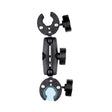 Motorcycle Dualheads Crab Clamp Handlebar Fixed Mount Holder - Bicycle Handlebar Mount by PMC TechLife | Online Shopping South Africa | PMC TechLife