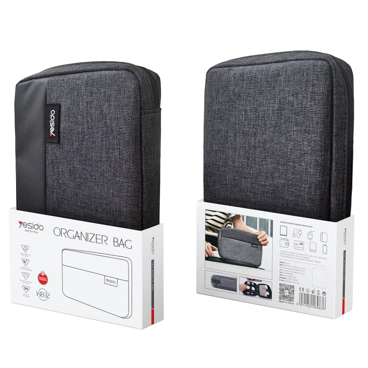 Yesido WB32 Multifunctional Digital Accessories Storage Bag (Black) - free shipping - PMC TechLife - Order now!