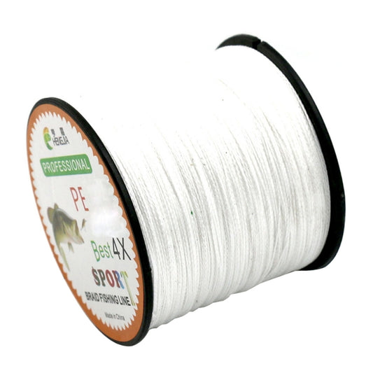 HENGJIA 4.0# 0.34mm 45LB 18.1kg Tension 500m Extra Strong 4 Shares Braid PE Fishing Line Kite Line(White) - Fishing Lines & Ropes by HENGJIA | Online Shopping South Africa | PMC Jewellery | Buy Now Pay Later Mobicred