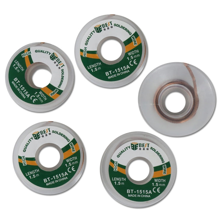 BST-1515A   Desoldering Wire Solder Remover Wire - Welding Wire by BEST | Online Shopping South Africa | PMC Jewellery | Buy Now Pay Later Mobicred