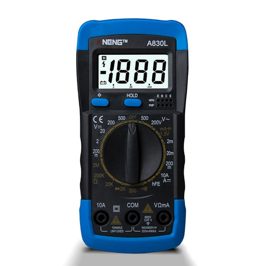 ANENG A830L Handheld Multimeter Household Electrical Instrument(Blue Grey) - free shipping - PMC Jewellery - Order now!
