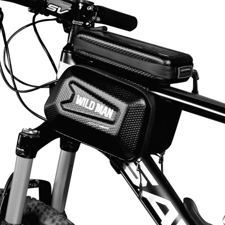 WILD MAN E6S Water-resistant Front Bag Touch Screen MTB Bag Large Capacity Bicycle Tube Bag Riding Accessories