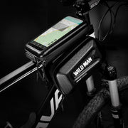 WILD MAN E6S Water-resistant Front Bag Touch Screen MTB Bag Large Capacity Bicycle Tube Bag Riding Accessories