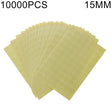 10000 PCS Transparent Round Shape Self-adhesive Sealing Sticker, Diameter: 15mm - free shipping - PMC TechLife - Order now!
