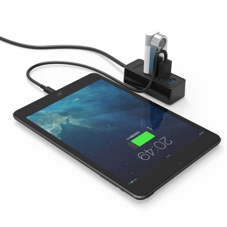 ORICO W5P-U3-30 4-Port USB 3.0 Desktop HUB with 30cm Micro USB Cable Power Supply(Black) - free shipping - PMC Jewellery - Order now!