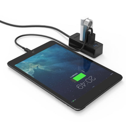 ORICO W5P-U3-30 4-Port USB 3.0 Desktop HUB with 30cm Micro USB Cable Power Supply(Black) - free shipping - PMC Jewellery - Order now!