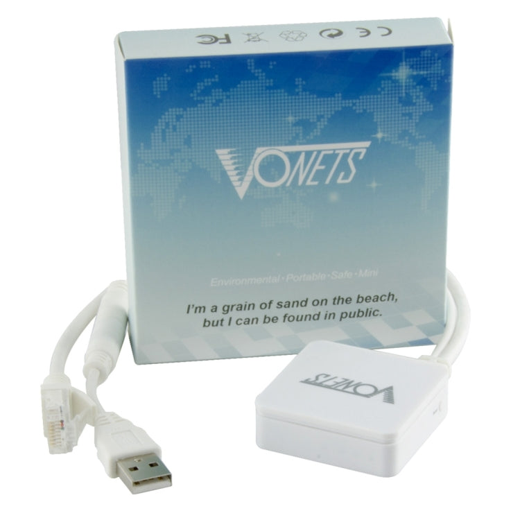 VONETS VAR11N-300 Mini 300Mbps WiFi Repeater & Router & Bridge, Support 802.11N(White) - Network Hardware by VONETS | Online Shopping South Africa | PMC Jewellery | Buy Now Pay Later Mobicred