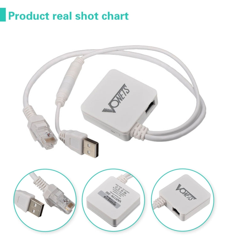 VONETS VAR11N-300 Mini 300Mbps WiFi Repeater & Router & Bridge, Support 802.11N(White) - Network Hardware by VONETS | Online Shopping South Africa | PMC Jewellery | Buy Now Pay Later Mobicred