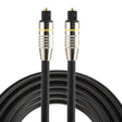 2m OD6.0mm Nickel Plated Metal Head Toslink Male to Male Digital Optical Audio Cable - free shipping - PMC TechLife - Order now!