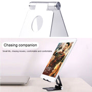 ROOSTAND R2 Aluminum Alloy Mobile Desktop Tablet Bracket Double Folding Lazy Artifact, Size: 6.4x7x9cm(Rose Gold)
