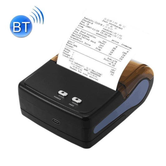 QS-8001 Portable 80mm Bluetooth POS Receipt Thermal Printer(Black) - Receipt Printers by PMC Jewellery | Online Shopping South Africa | PMC Jewellery | Buy Now Pay Later Mobicred