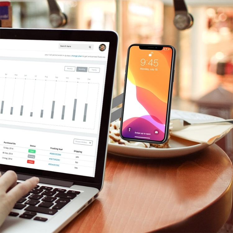 Universal Pasteable Aluminum Alloy Laptop Expansion Bracket Magnetic Suction Mobile Phone Bracket - Hand-Sticking Bracket by PMC TechLife | Online Shopping South Africa | PMC TechLife