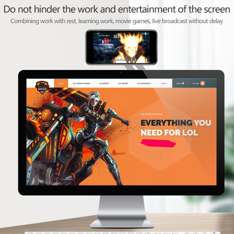 Universal Pasteable Aluminum Alloy Laptop Expansion Bracket Magnetic Suction Mobile Phone Bracket - Hand-Sticking Bracket by PMC TechLife | Online Shopping South Africa | PMC TechLife