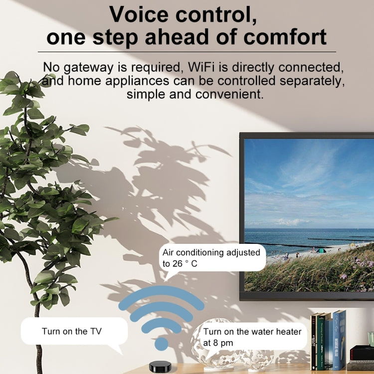 YRC11 WiFi Infrared Smart Universal Remote Controller, Support Mobile Phones APP Remote Control & Alexa Voice Control - Universal by PMC TechLife | Online Shopping South Africa | PMC TechLife
