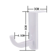 Universal Headphone Hanger PC Monitor Desk Headset Stand Holder Hook(Black)