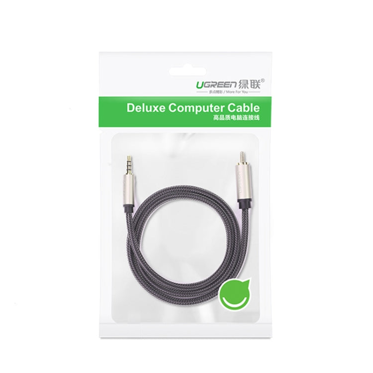 UGREEN 3.5mm to RCA Audio Cable Xiaomi Mi 1/2 TV Digital SPDIF Cable, Length: 2m (Black) - free shipping - PMC Jewellery - Order now!