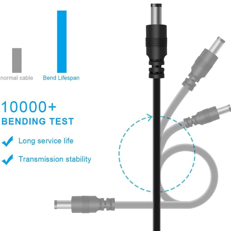 12 in 1 DC Power Cord USB Multi-Function Interchange Plug USB Charging Cable(Black) - free shipping - PMC Jewellery - Order now!