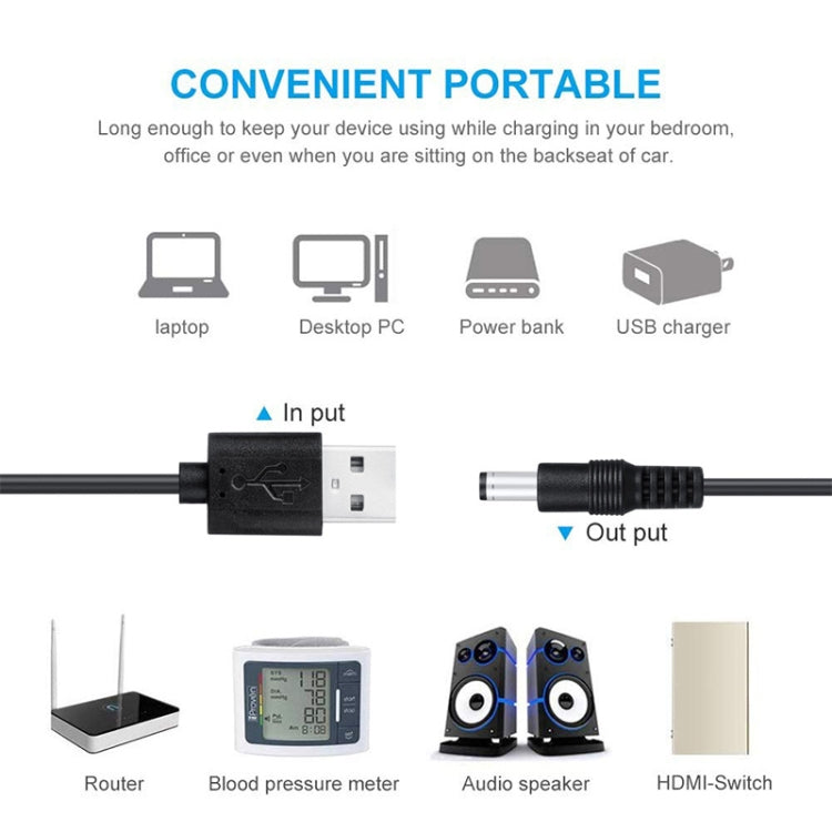 12 in 1 DC Power Cord USB Multi-Function Interchange Plug USB Charging Cable(Black) - free shipping - PMC Jewellery - Order now!
