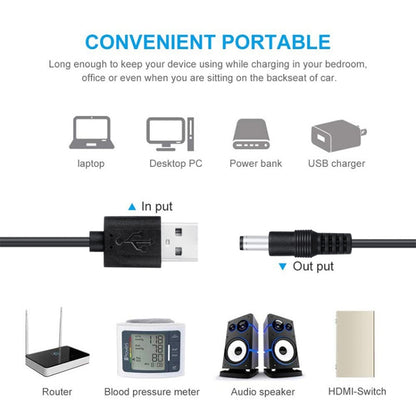 12 in 1 DC Power Cord USB Multi-Function Interchange Plug USB Charging Cable(Black) - free shipping - PMC Jewellery - Order now!
