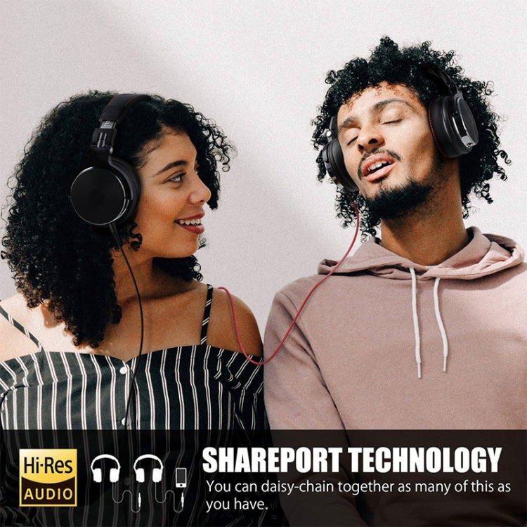 OneOdio Pro-50 Tri-band Balanced Head-mounted HIFI Wired Headset(Black) - Multimedia Headset by OneOdio | Online Shopping South Africa | PMC Jewellery | Buy Now Pay Later Mobicred