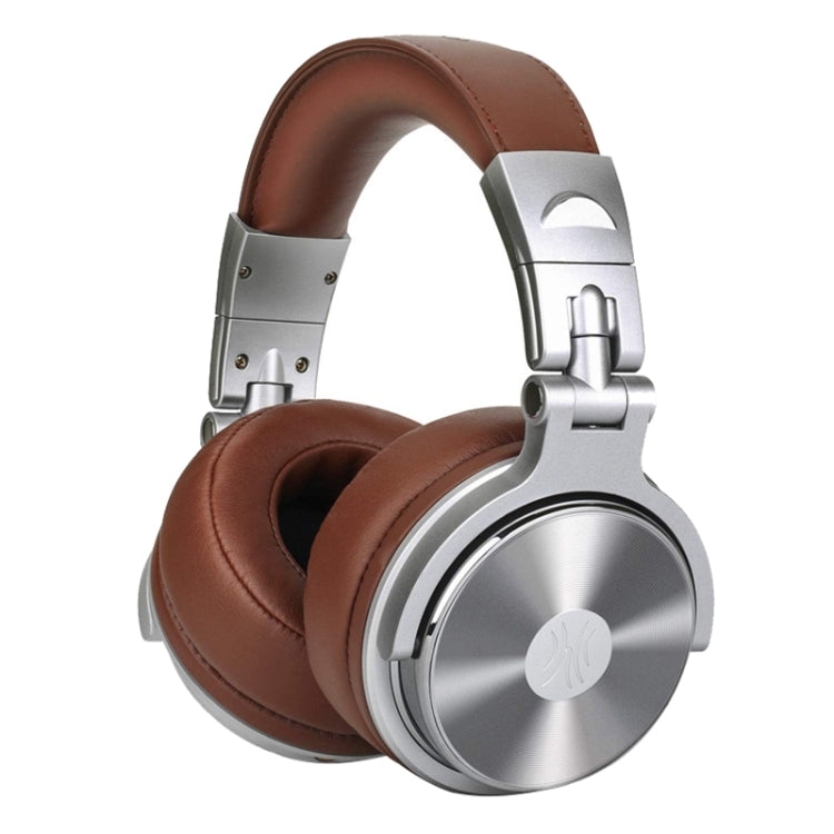 OneOdio Pro-30 Head-mounted Wired Headphone with Microphone(Brown) - free shipping - PMC Jewellery - Order now!