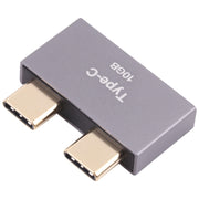 Double USB-C / Type-C Male to Double USB-C / Type-C Female Adapter